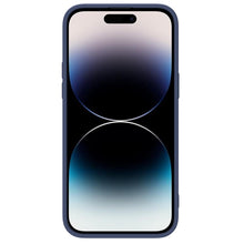 Заредете изображение във визуализатора на галерията – Nillkin CamShield Magnetic Silicone Case for iPhone 14 Pro magnetic MagSafe cover with camera cover blue
