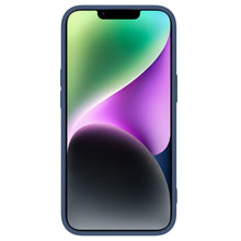 Заредете изображение във визуализатора на галерията – Nillkin CamShield Magnetic Silicone Case iPhone 14 Plus magnetic MagSafe cover with camera cover blue
