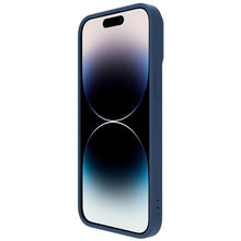 Заредете изображение във визуализатора на галерията – Nillkin CamShield Magnetic Silicone Case iPhone 14 Pro Max Magnetic MagSafe Cover with Camera Cover blue
