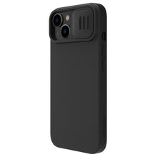 Заредете изображение във визуализатора на галерията – Nillkin CamShield Silky silicone case iPhone 14 6.1 2022 Classic Black
