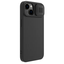 Заредете изображение във визуализатора на галерията – Nillkin CamShield Silky silicone case iPhone 14 6.1 2022 Classic Black
