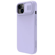 Заредете изображение във визуализатора на галерията – Nillkin CamShield Silky silicone case iPhone 14 6.1 2022 Misty Purple
