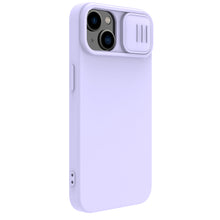 Заредете изображение във визуализатора на галерията – Nillkin CamShield Silky silicone case iPhone 14 6.1 2022 Misty Purple
