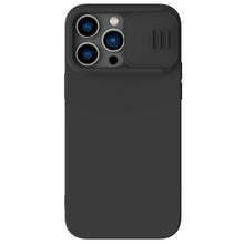 Заредете изображение във визуализатора на галерията – Nillkin CamShield Silky silicone case iPhone 14 Pro 6.1 2022 Classic Black
