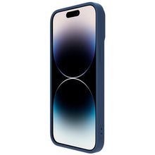 Заредете изображение във визуализатора на галерията – Nillkin CamShield Silky silicone case iPhone 14 Pro 6.1 2022 Midnight Blue
