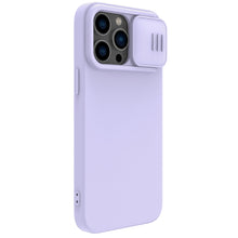 Заредете изображение във визуализатора на галерията – Nillkin CamShield Silky silicone case iPhone 14 Pro 6.1 2022 Misty Purple
