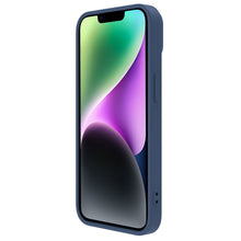 Заредете изображение във визуализатора на галерията – Nillkin CamShield Silky silicone case iPhone 14 Plus 6.7 2022 Midnight Blue
