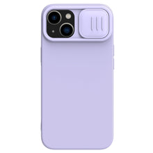 Заредете изображение във визуализатора на галерията – Nillkin CamShield Silky silicone case iPhone 14 Plus 6.7 2022 Misty Purple
