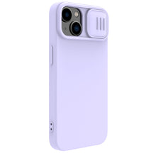 Заредете изображение във визуализатора на галерията – Nillkin CamShield Silky silicone case iPhone 14 Plus 6.7 2022 Misty Purple
