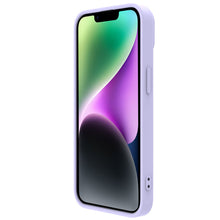 Заредете изображение във визуализатора на галерията – Nillkin CamShield Silky silicone case iPhone 14 Plus 6.7 2022 Misty Purple
