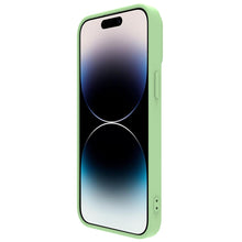Заредете изображение във визуализатора на галерията – Nillkin CamShield Silky silicone case iPhone 14 Pro Max 6.7 2022 Mint Green
