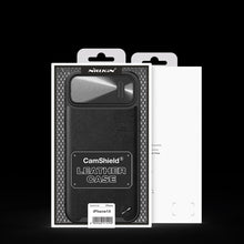 Заредете изображение във визуализатора на галерията – Nillkin CamShield Leather Case S iPhone 14 6.1 2022 Black
