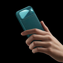 Заредете изображение във визуализатора на галерията – Nillkin CamShield Leather Case S iPhone 14 6.1 2022 Black
