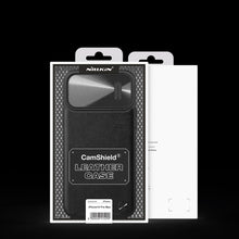 Заредете изображение във визуализатора на галерията – Nillkin CamShield Leather Case S iPhone 14 Pro Max 6.7 2022 Black
