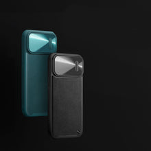 Заредете изображение във визуализатора на галерията – Nillkin CamShield Leather Case S iPhone 14 Pro Max 6.7 2022 Black
