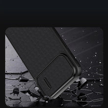 Заредете изображение във визуализатора на галерията – Nillkin Textured S Magnetic Case iPhone 14 MagSafe case with camera cover green
