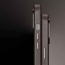 Заредете изображение във визуализатора на галерията – Dux Ducis Naples case for iPhone 14 Plus leather cover (MagSafe compatible) dark brown - TopMag
