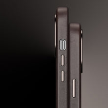 Заредете изображение във визуализатора на галерията – Dux Ducis Naples case for iPhone 14 Pro leather cover (MagSafe compatible) dark brown - TopMag
