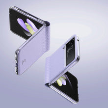 Заредете изображение във визуализатора на галерията – Dux Ducis Bril case Samsung Galaxy Z Flip4 flip wallet back cover blue - TopMag
