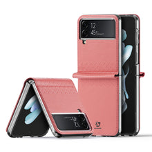 Заредете изображение във визуализатора на галерията – Dux Ducis Bril case for Samsung Galaxy Z Flip4 flip wallet back cover brown - TopMag
