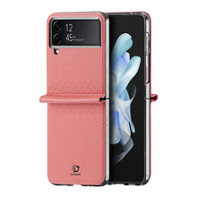 Заредете изображение във визуализатора на галерията – Dux Ducis Bril case for Samsung Galaxy Z Flip4 flip wallet back cover brown - TopMag
