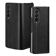 Заредете изображение във визуализатора на галерията – Dux Ducis Bril case for Samsung Galaxy Z Fold4 with a flip wallet stand black - TopMag
