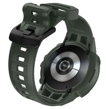 Заредете изображение във визуализатора на галерията – Spigen RUGGED ARMOR "PRO" GALAXY Watch 4/5 (44 MM) MILITARY GREEN - TopMag
