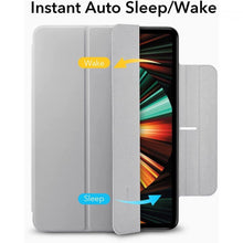 Заредете изображение във визуализатора на галерията – ESR REBOUND MAGNETIC IPAD PRO 12.9 2020/2021/2022 GRAY - TopMag
