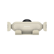 Заредете изображение във визуализатора на галерията – Baseus Gravity Air Vent Car Phone Holder (Air Outlet Version) beige (SUWX010002) - TopMag

