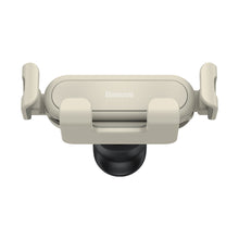Заредете изображение във визуализатора на галерията – Baseus Gravity Air Vent Car Phone Holder (Air Outlet Version) beige (SUWX010002) - TopMag
