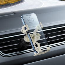 Заредете изображение във визуализатора на галерията – Baseus Gravity Air Vent Car Phone Holder (Air Outlet Version) beige (SUWX010002) - TopMag
