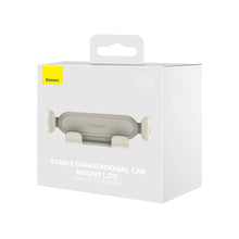 Заредете изображение във визуализатора на галерията – Baseus Gravity Air Vent Car Phone Holder (Air Outlet Version) beige (SUWX010002) - TopMag
