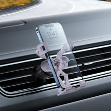 Заредете изображение във визуализатора на галерията – Baseus Gravity Air Vent Car Phone Holder (Air Outlet Version) Pink (SUWX010005)

