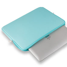 Заредете изображение във визуализатора на галерията – Universal case laptop bag 14 '' slider tablet computer organizer light blue - TopMag
