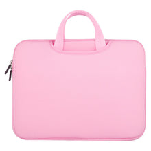 Заредете изображение във визуализатора на галерията – Universal case laptop bag 15.6 '' tablet computer organizer pink - TopMag
