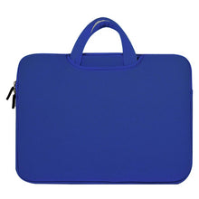 Заредете изображение във визуализатора на галерията – Universal case laptop bag 14 '' tablet computer organizer navy blue - TopMag
