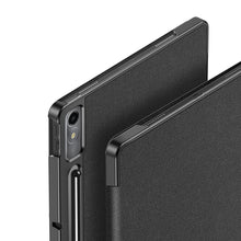 Заредете изображение във визуализатора на галерията – Dux Ducis Domo smart sleep case for Lenovo Tab P12 12.7&#39;&#39; tablet - black
