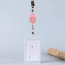 Заредете изображение във визуализатора на галерията – Ski pass tag with card case + pink lanyard - TopMag
