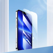 Заредете изображение във визуализатора на галерията – Joyroom Knight 2,5D FS TG 5x glass iPhone 14 full screen (JR-DH05) - TopMag
