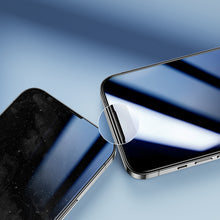 Заредете изображение във визуализатора на галерията – Joyroom Knight 2,5D TG Tempered Glass for iPhone 14 Plus Full Screen with Frame Transparent (JR-H03) - TopMag
