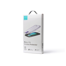 Заредете изображение във визуализатора на галерията – Joyroom Knight glass for iPhone 14 Pro with mounting kit transparent (JR-H10) - TopMag
