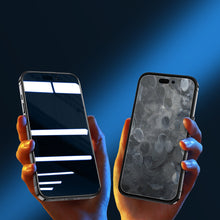 Заредете изображение във визуализатора на галерията – Joyroom Knight 2.5D Privacy TG Tempered Glass for iPhone 14 with Anti-Spy Filter Full Screen with Frame Transparent (JR-P01) - TopMag
