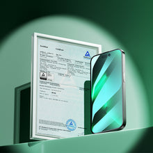 Заредете изображение във визуализатора на галерията – Joyroom Knight Green Glass for iPhone 14 Plus with Full Screen Anti Blue Light Filter (JR-G03) - TopMag
