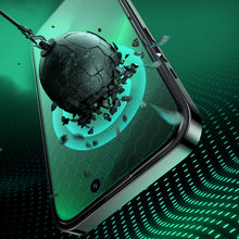 Заредете изображение във визуализатора на галерията – Joyroom Knight Green Glass for iPhone 14 Plus with Full Screen Anti Blue Light Filter (JR-G03) - TopMag
