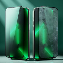 Заредете изображение във визуализатора на галерията – Joyroom Knight Green Glass for iPhone 14 Pro Max with Full Screen Anti Blue Light Filter (JR-G04) - TopMag
