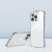 Заредете изображение във визуализатора на галерията – Joyroom Defender Series Case Cover for iPhone 14 Armored Hook Cover Stand Clear (JR-14H1) - TopMag
