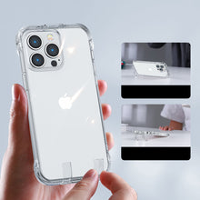 Заредете изображение във визуализатора на галерията – Joyroom Defender Series Case Cover for iPhone 14 Armored Hook Cover Stand Clear (JR-14H1) - TopMag
