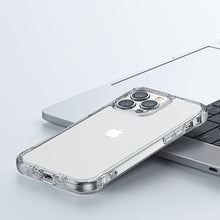 Заредете изображение във визуализатора на галерията – Joyroom Defender Series Case Cover for iPhone 14 Armored Hook Cover Stand Clear (JR-14H1) - TopMag
