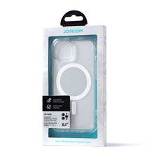 Заредете изображение във визуализатора на галерията – Joyroom Magnetic Defender Magnetic Case for iPhone 14 Pro Armored Case with Hooks Stand Clear (MagSafe Compatible) - TopMag
