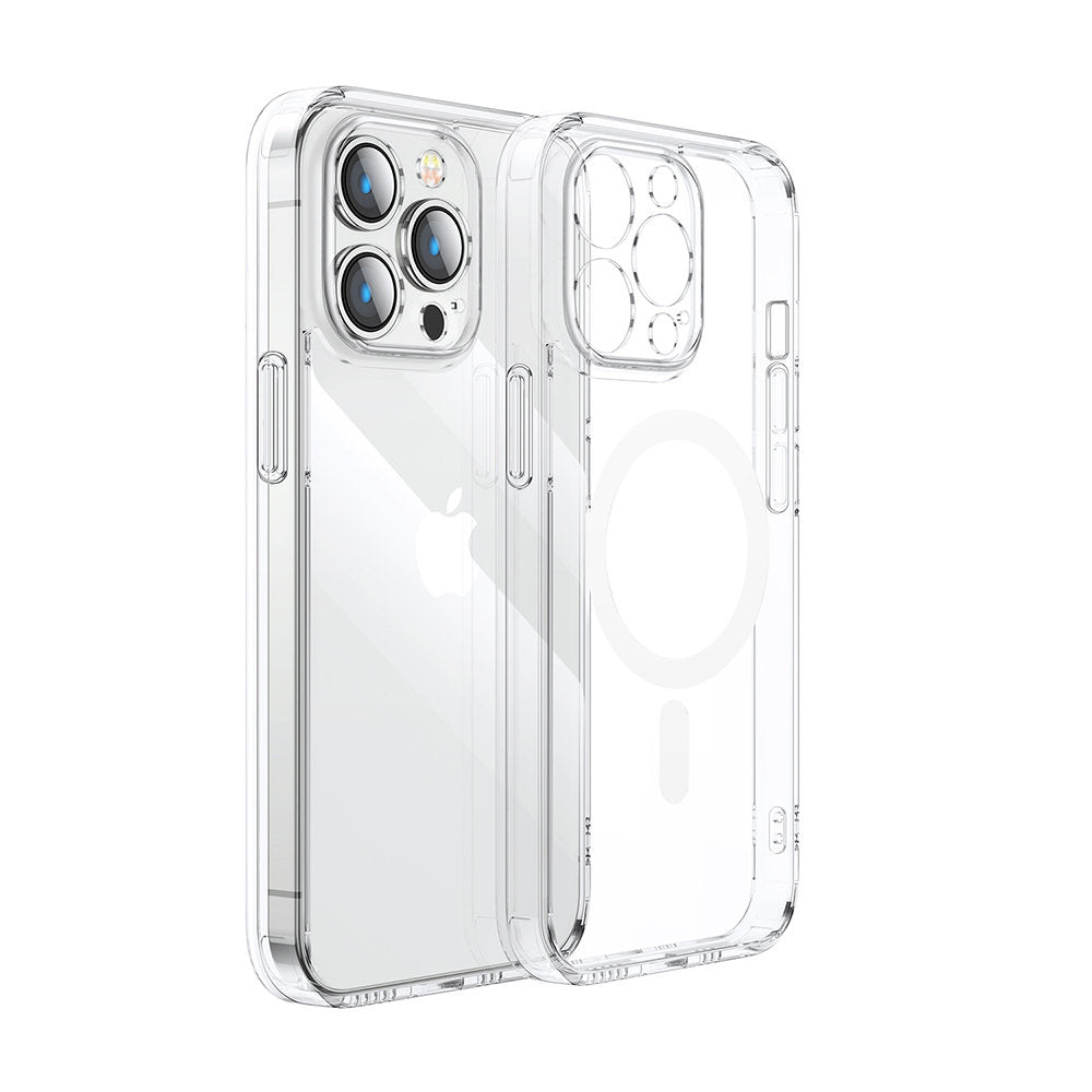 Joyroom 14D Magnetic Case Magnetic Case for iPhone 14 Compatible with MagSafe transparent (JR-14D5) - TopMag